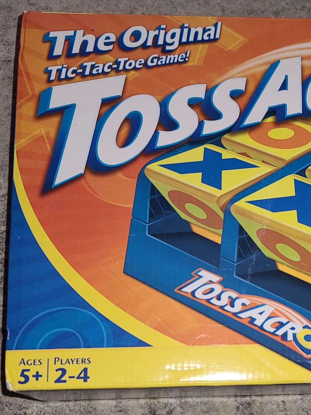 Mattel Games Toss Across classic Tic-Tac-Toe bean bag toss game New in plastic
